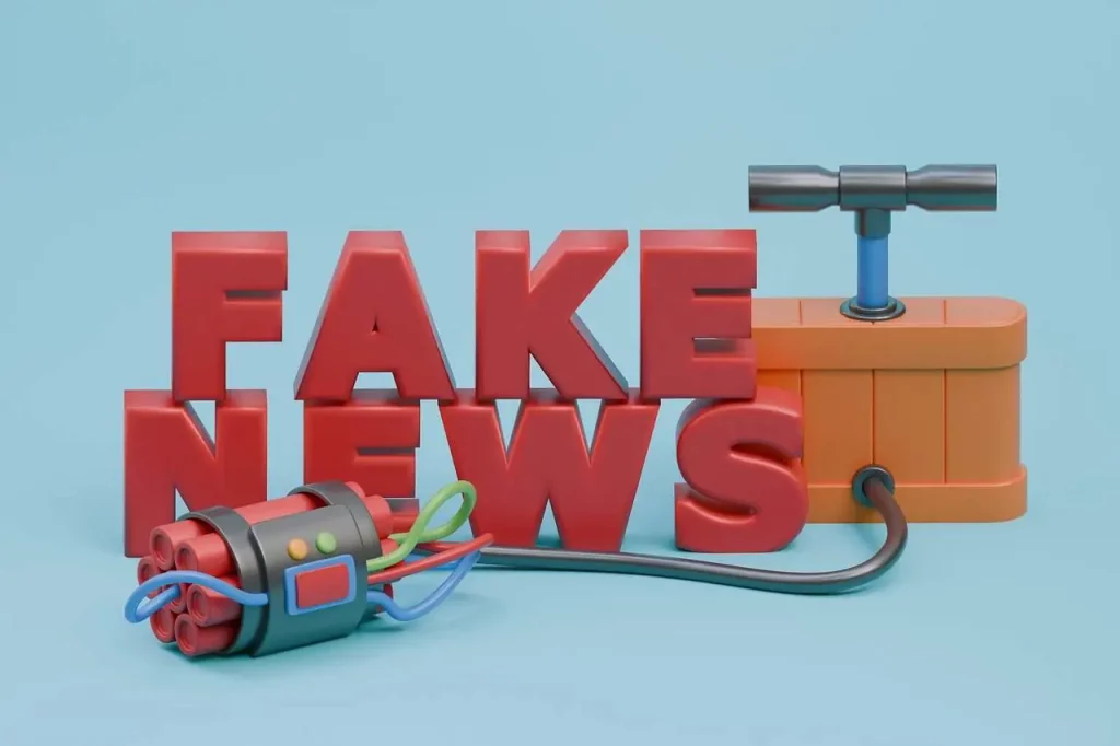 Fake news, explosif, mensonge