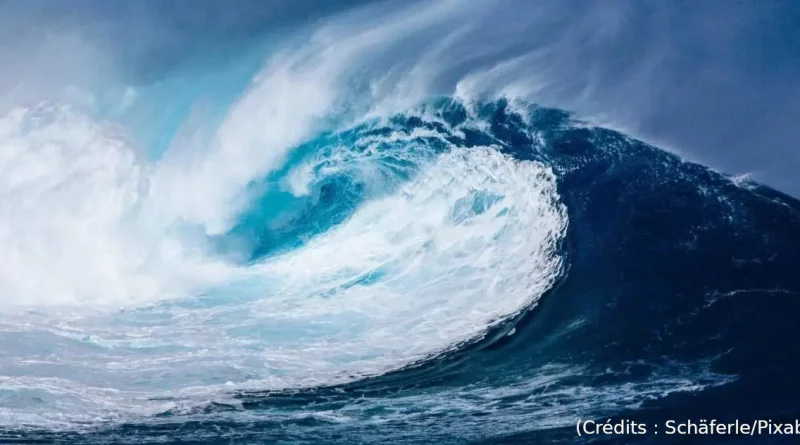 Vague, océan, tempête