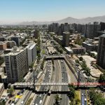 Santiago, avenue, aérien