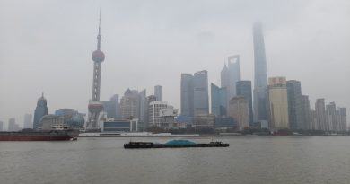Shanghai, Brouillard, mégapole