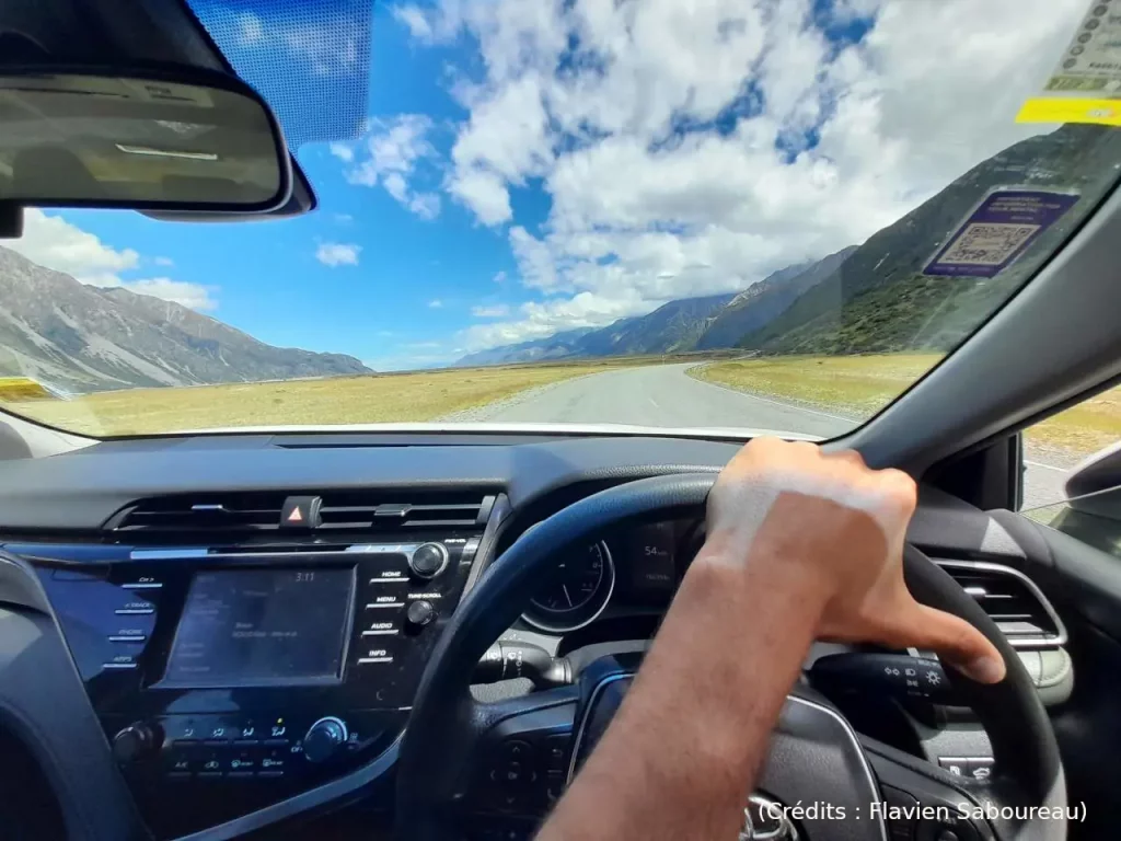 Voiture, route, NZ