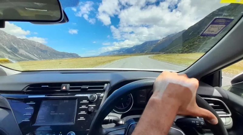 Voiture, route, NZ