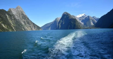 bateau, nature, trainée