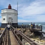 Plage, phare, océan