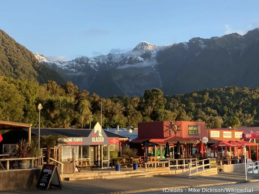 Montagne, village, New-Zealand