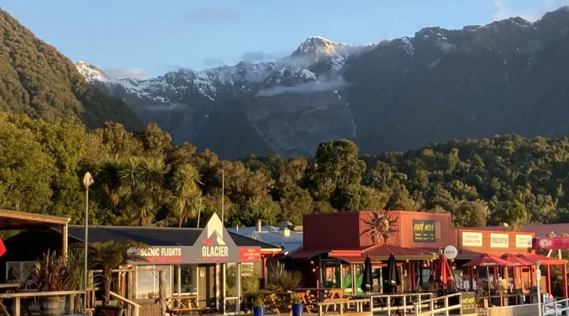Montagne, village, New-Zealand