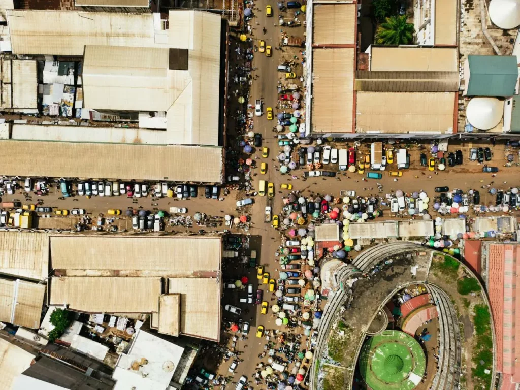 Yaoundé, carrefour, afrique