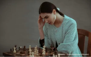 Échec, cerveau, femme