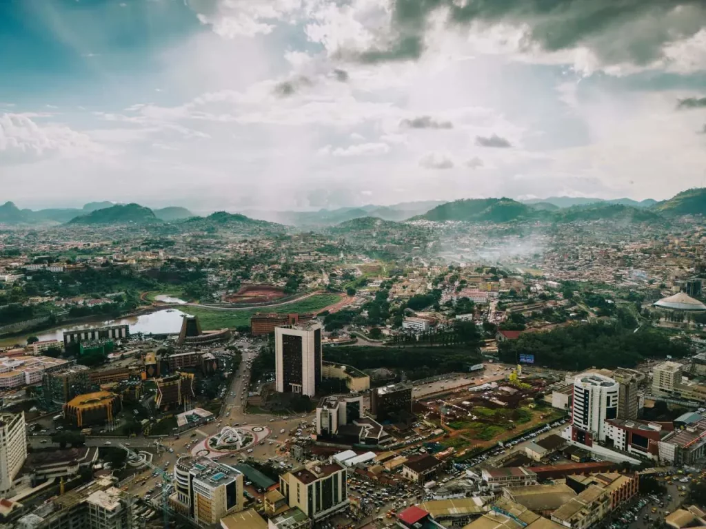 Afrique, paysage, ville