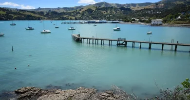 Kaïkoura, port, Nouvelle-Zélande