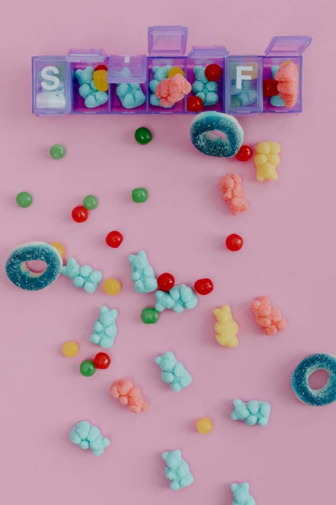 Pilulier, santé, sucre