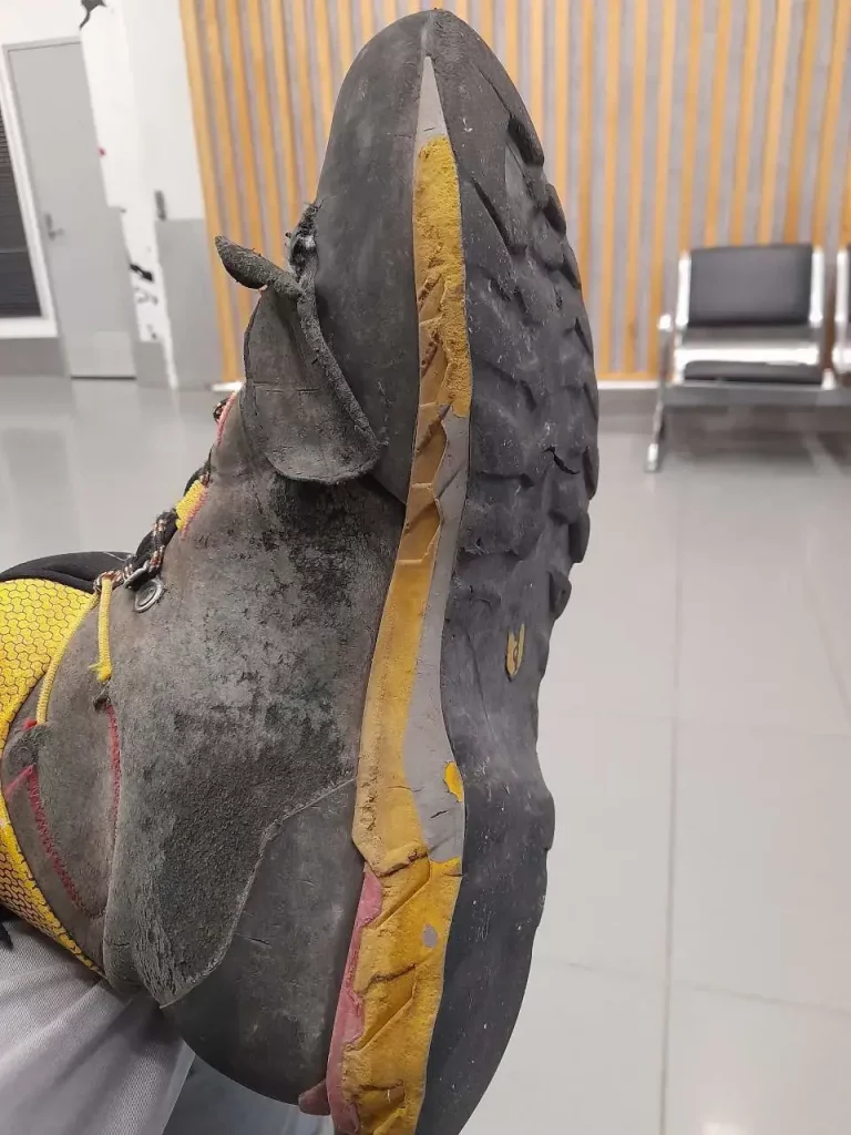 Chaussure, pied, usure