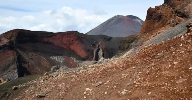 Red Carter, volcan, Tangariro