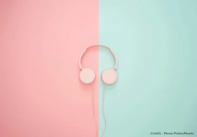 Casque, Bluetooth, rose