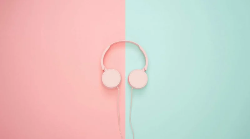 Casque, Bluetooth, rose