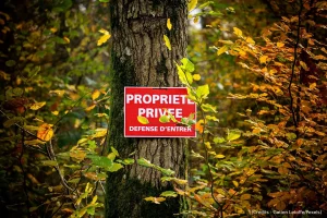 Propriété privée, interdit, panneau
