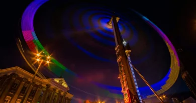 Roue, foire, photographie