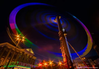 Roue, foire, photographie