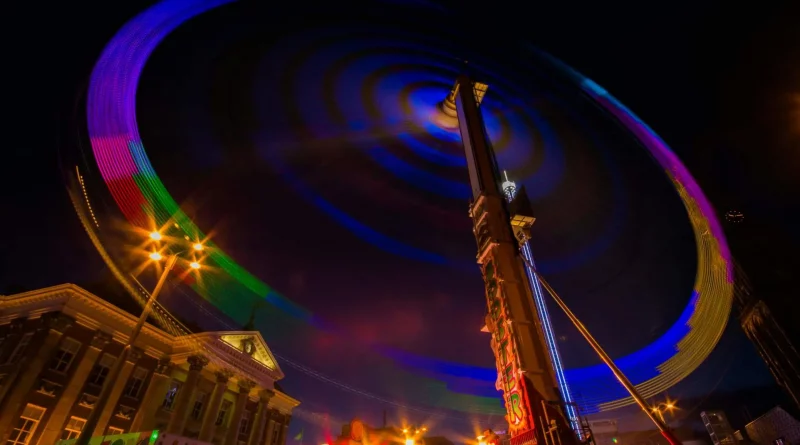 Roue, foire, photographie
